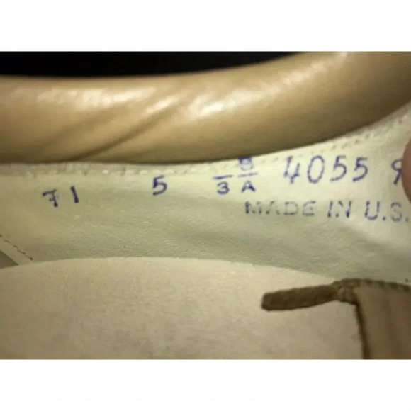 P. W. Minor Orthopedic Brown Lace Up Wedge Heels 5 B Medium Comfort Shoes (d) - Picture 7 of 8